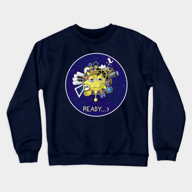 Galactic Nova Crewneck Sweatshirt by VibrantEchoes